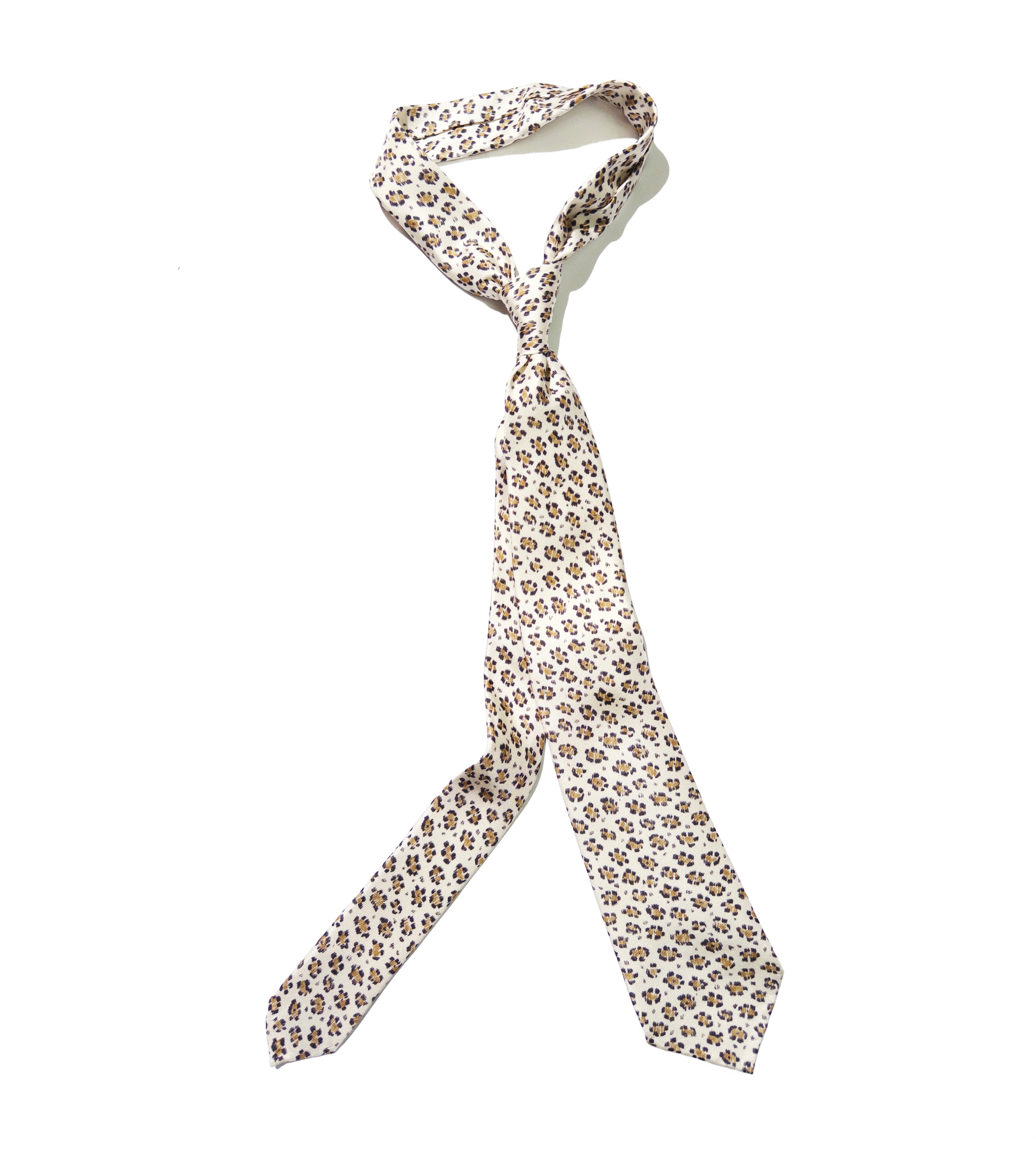 TANCREDI CORDERO LEOPARD TIE