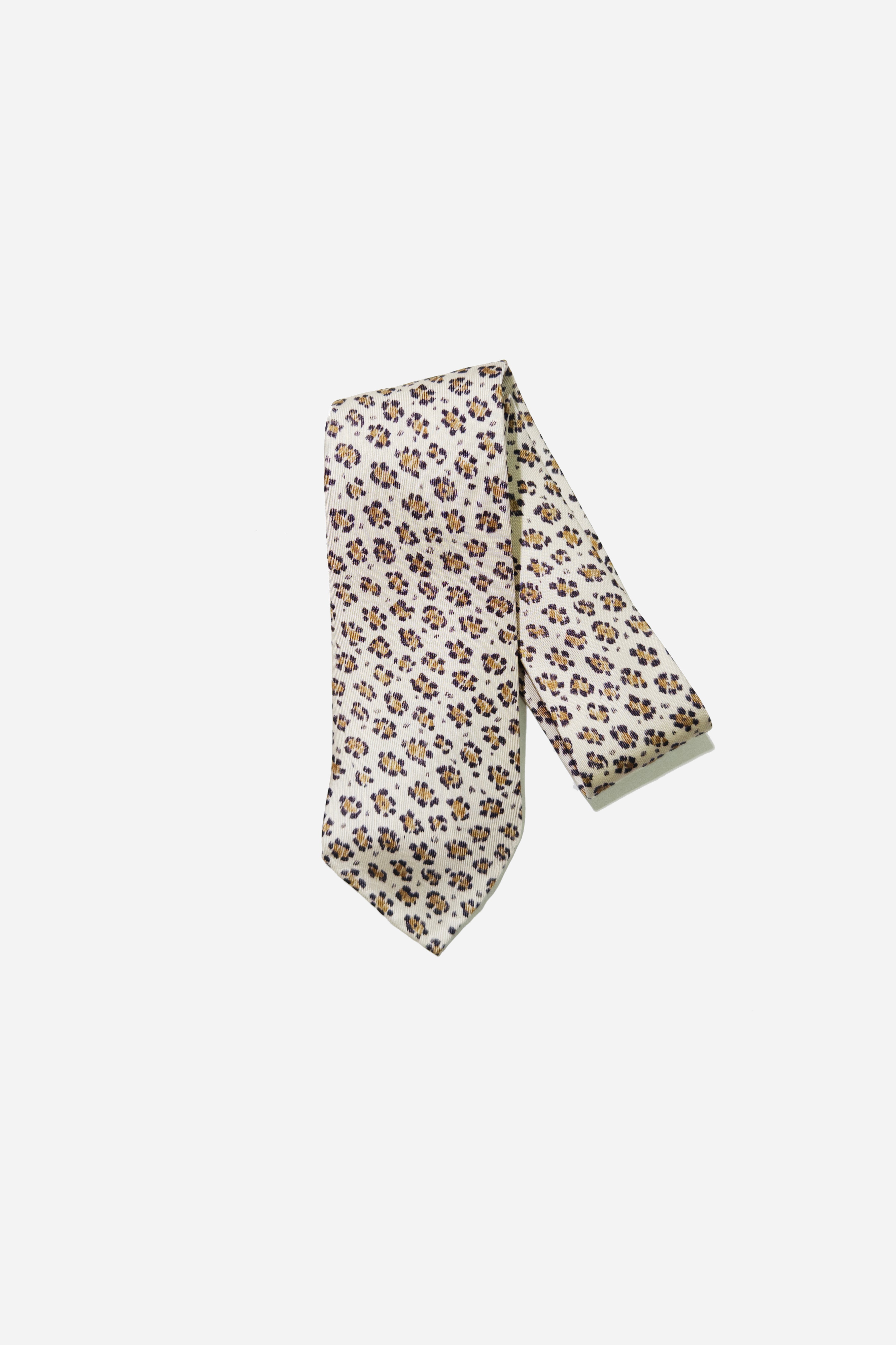 TANCREDI CORDERO LEOPARD TIE