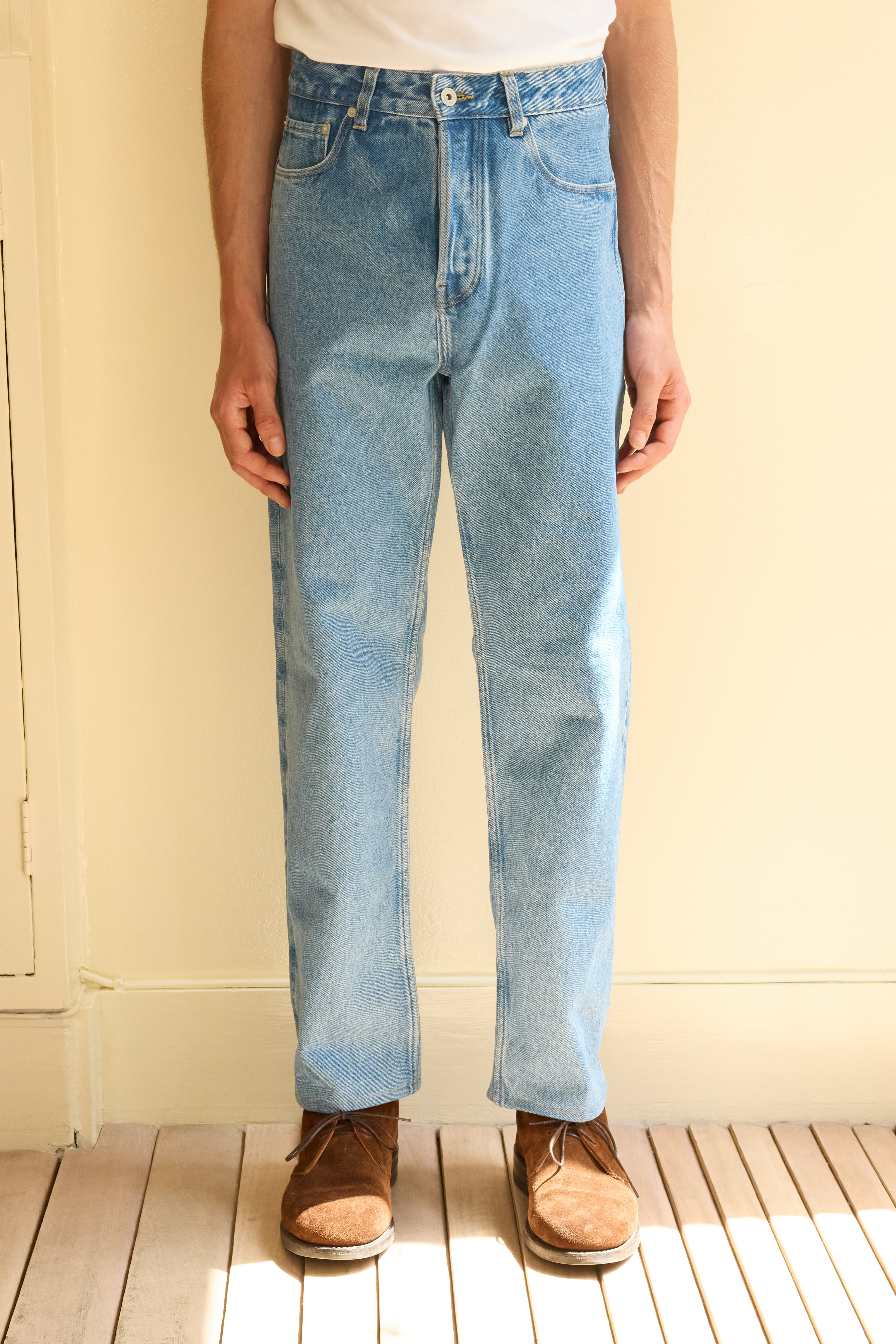 Men's Washed Jeans