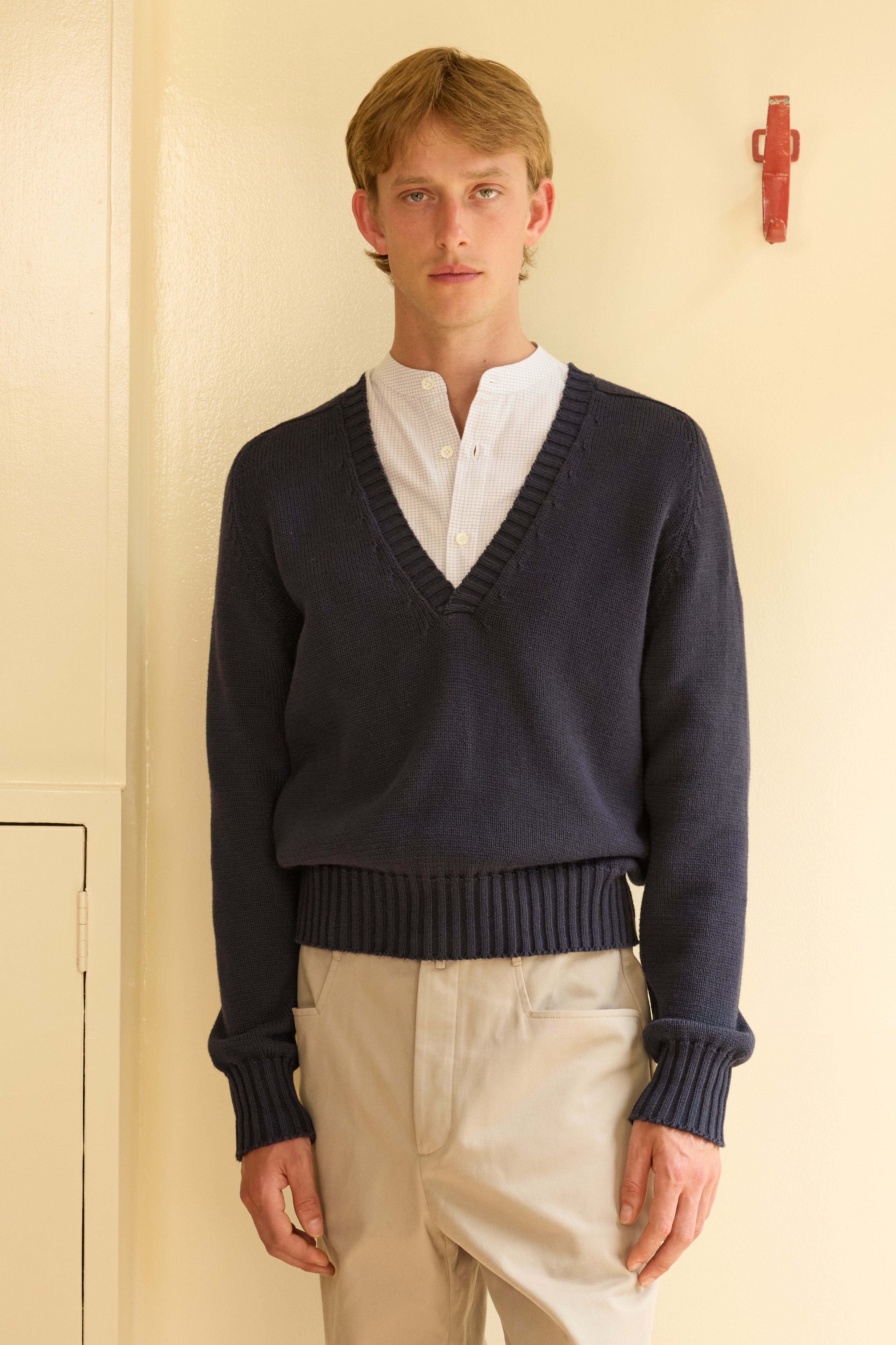 Cotton V Neck