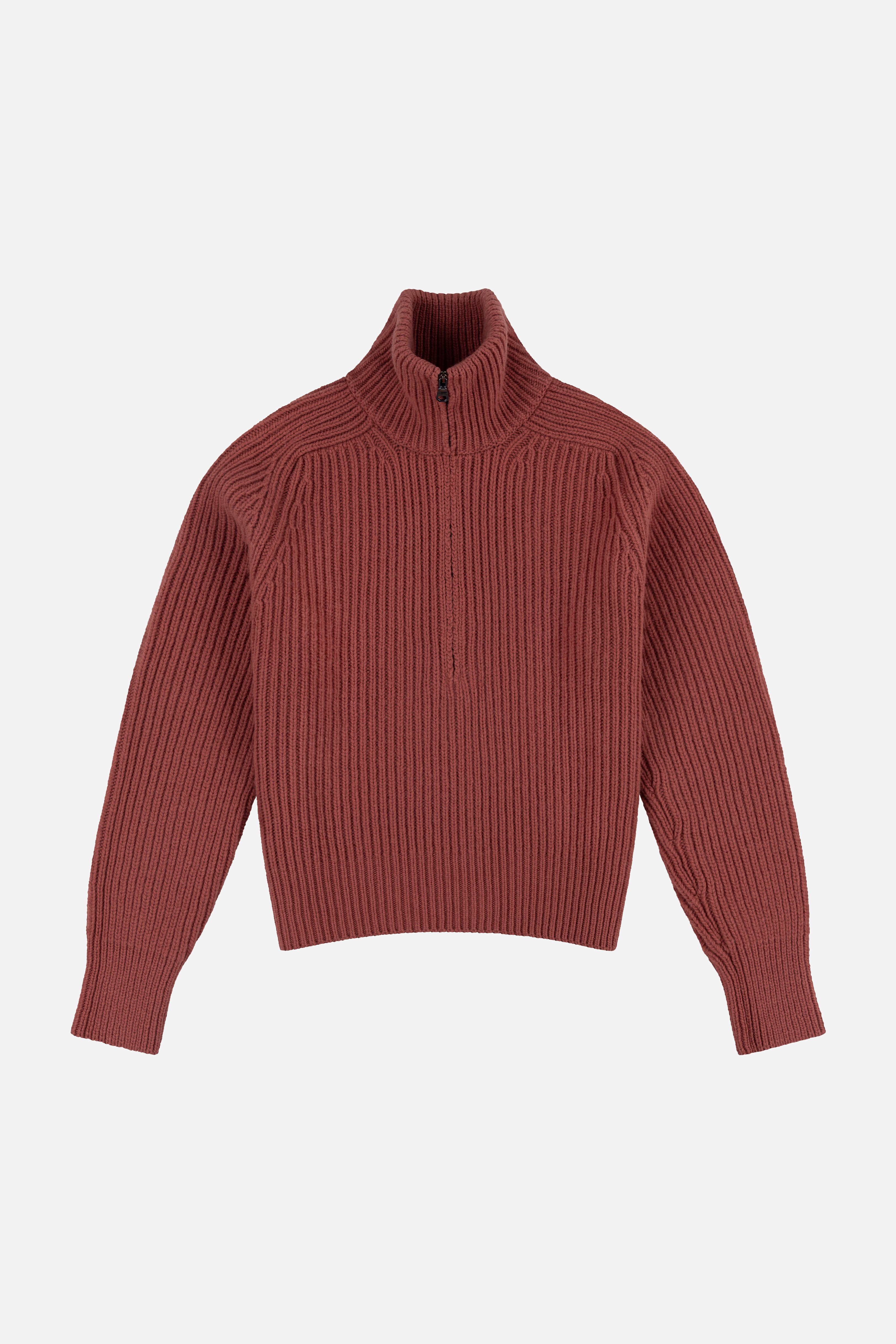 Lambswool Half Zip Jacket