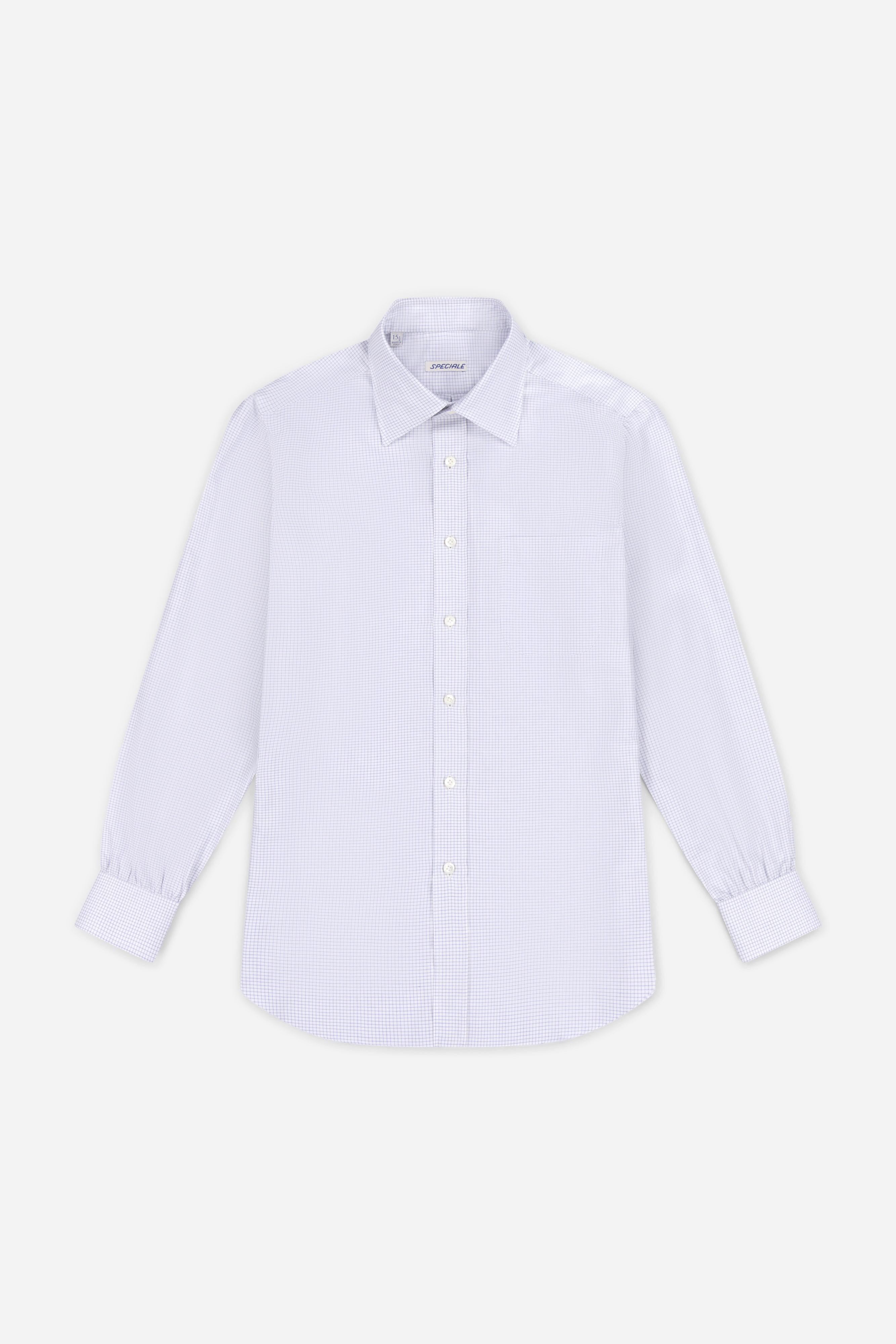 Silk & Cotton Check Shirt