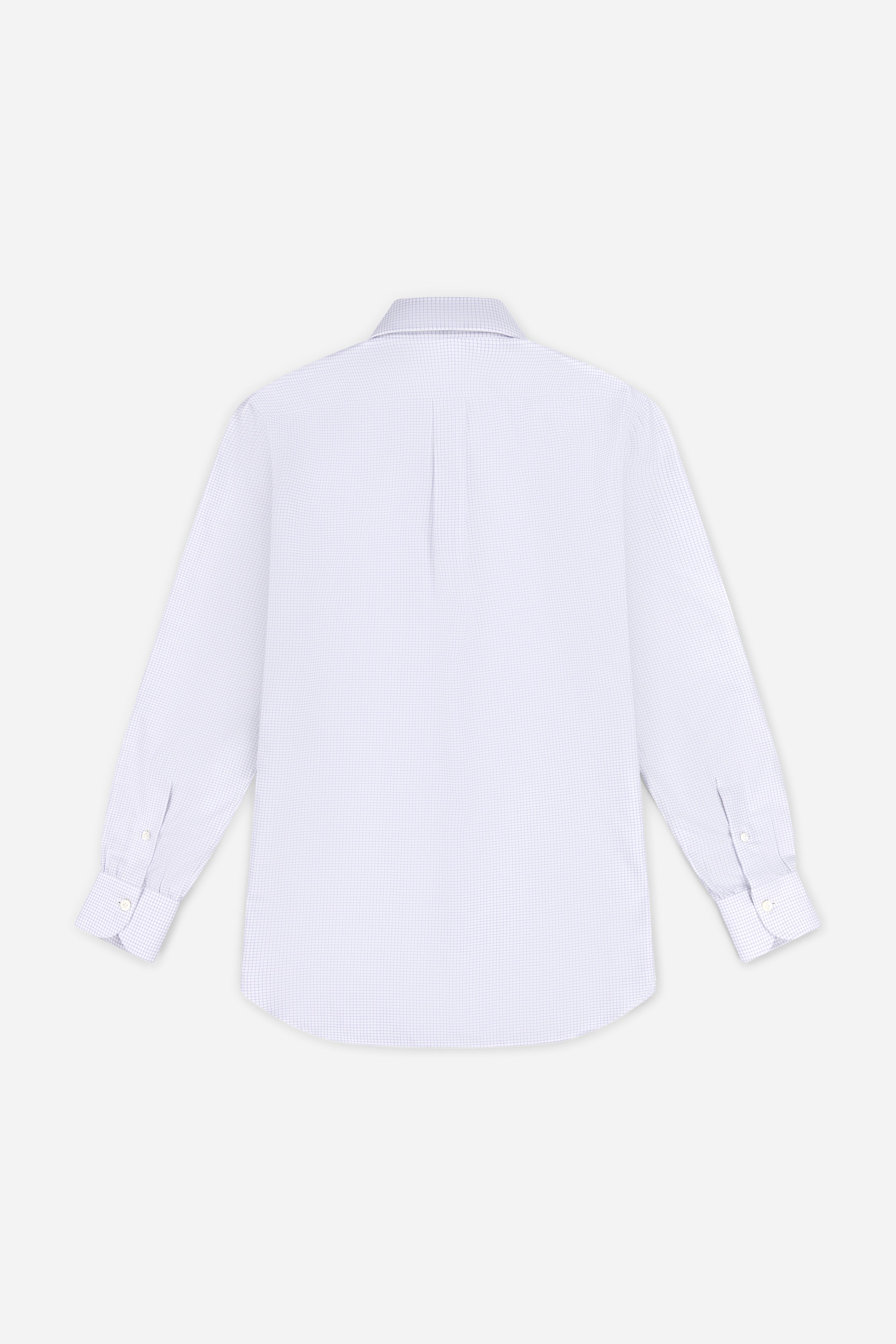 Silk & Cotton Check Shirt