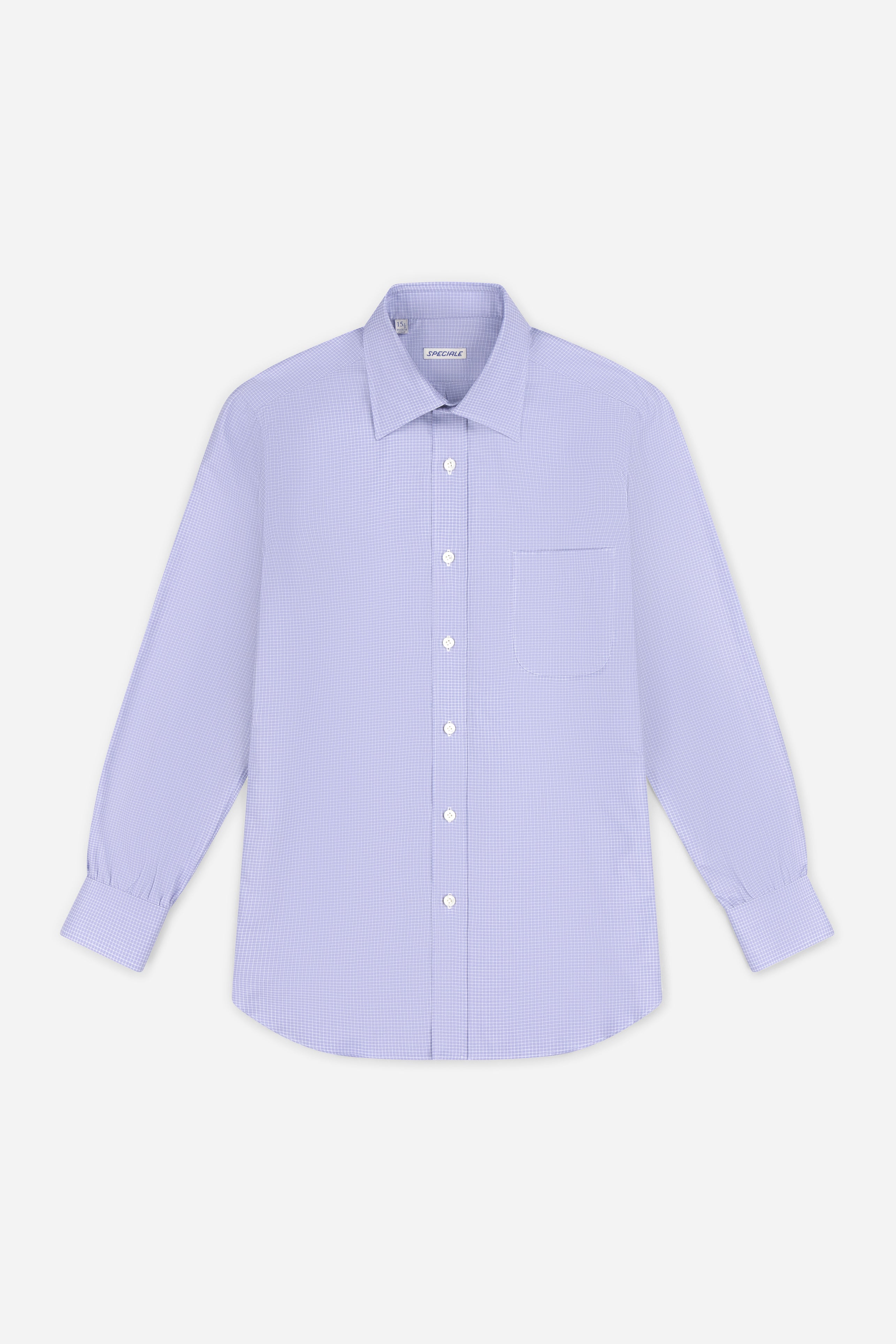 Silk & Cotton Check Shirt