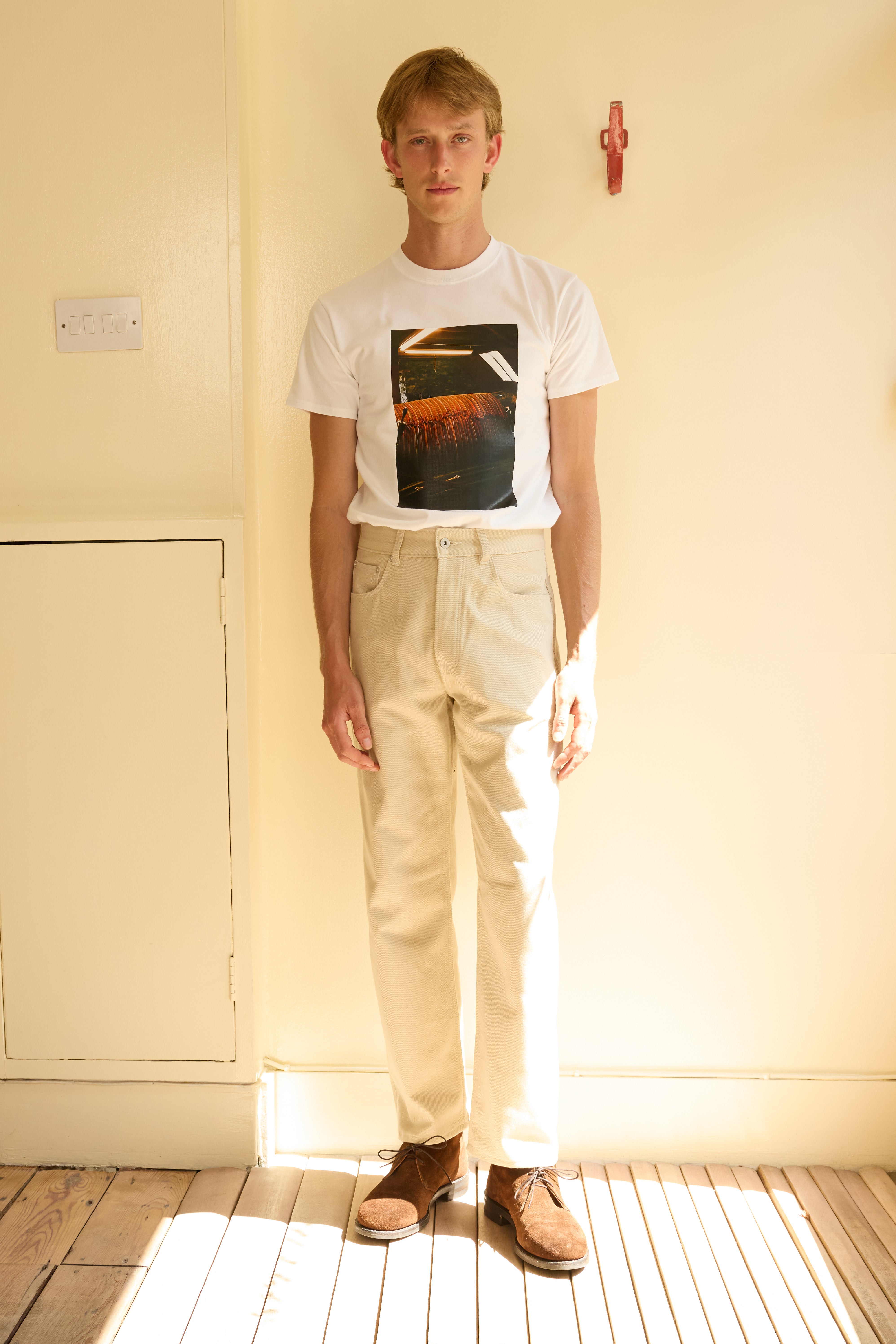Men's Stone Cotton Jeans