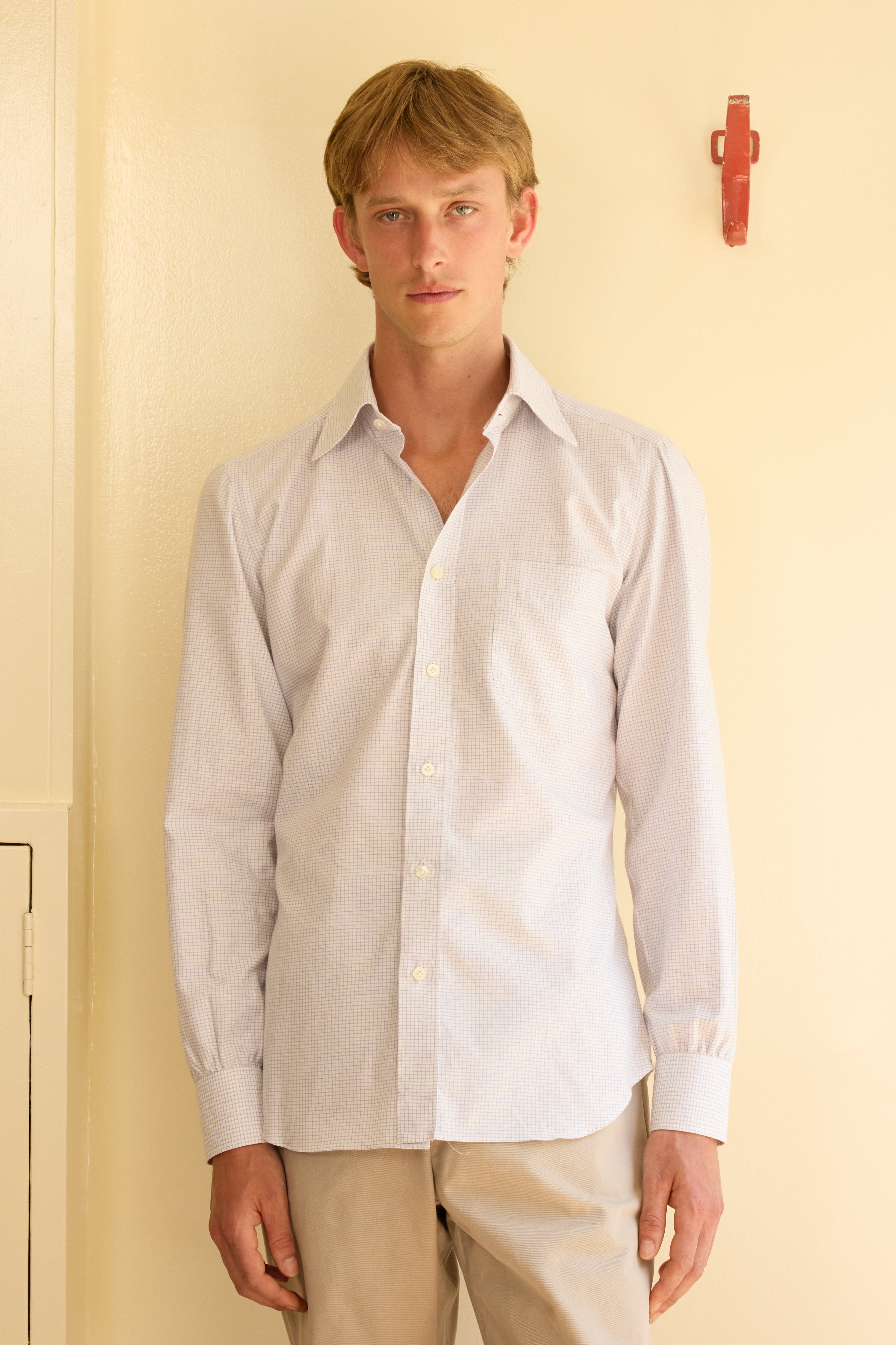 Silk & Cotton Check Shirt