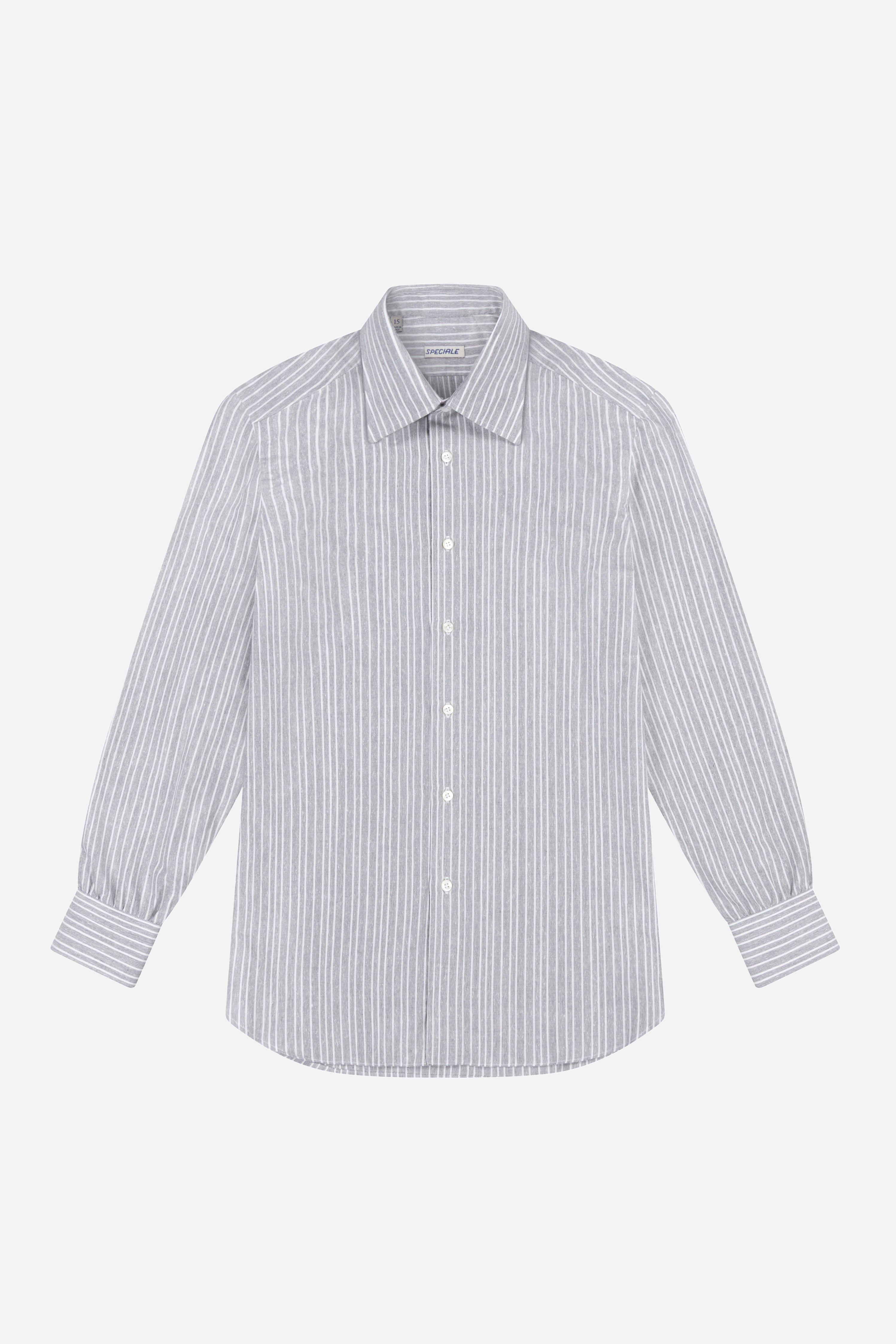 Cotton Mix Stripe Shirt